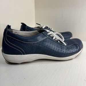 Dansko Hillary Lace Up Shoes Navy Blue Women's EU 40 (US 9.5-10)‎ Nursing